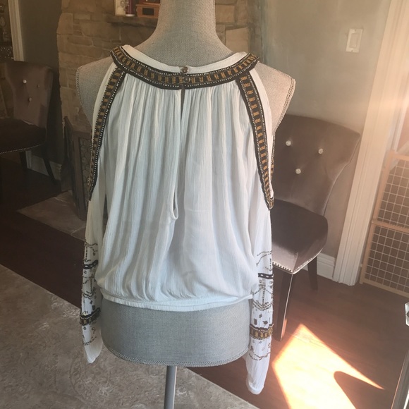 Free People beaded blouse size XS - Picture 3 of 8